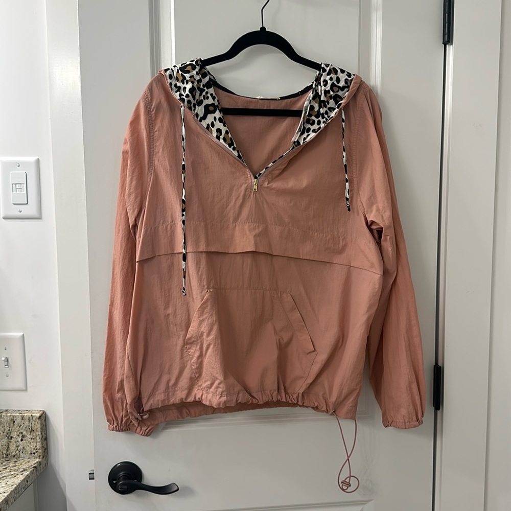 Pink windbreaker